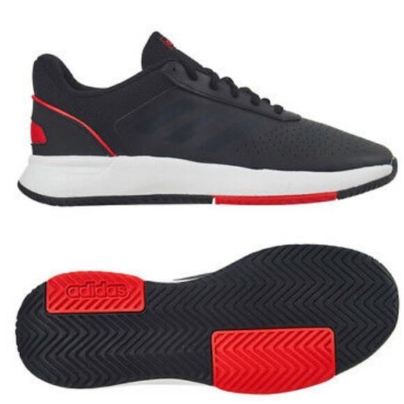 adidas Other - Adidas Courtsmash Tennis Sneakers Black Mens  Size 12 New